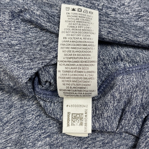 REEBOK gray logo workout racerback tank top, size L - Picture 12 of 12